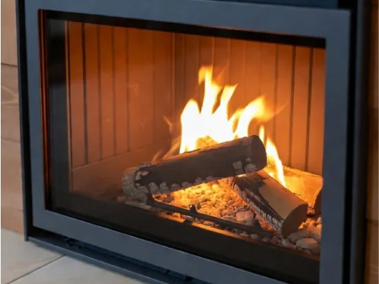 Vidrio templado para chimenea